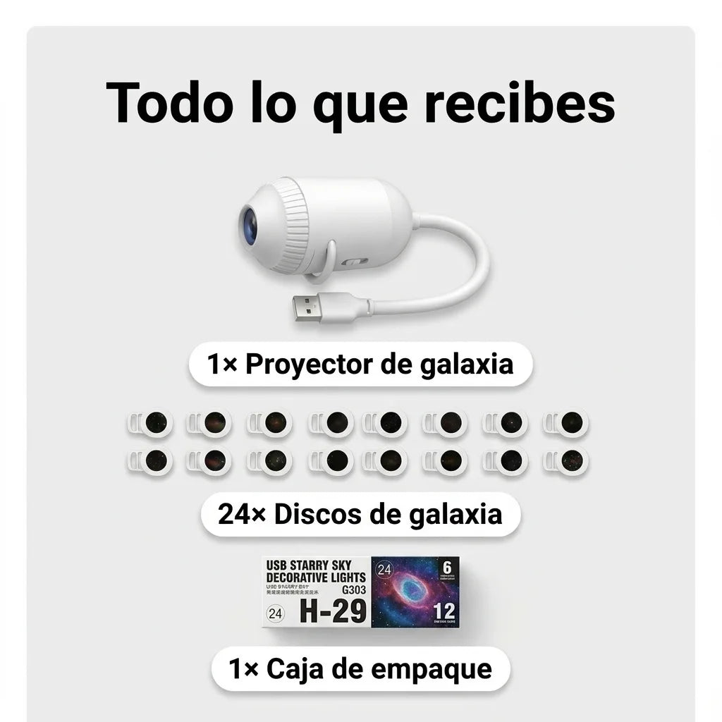 Tu techo, una galaxia distinta cada noche