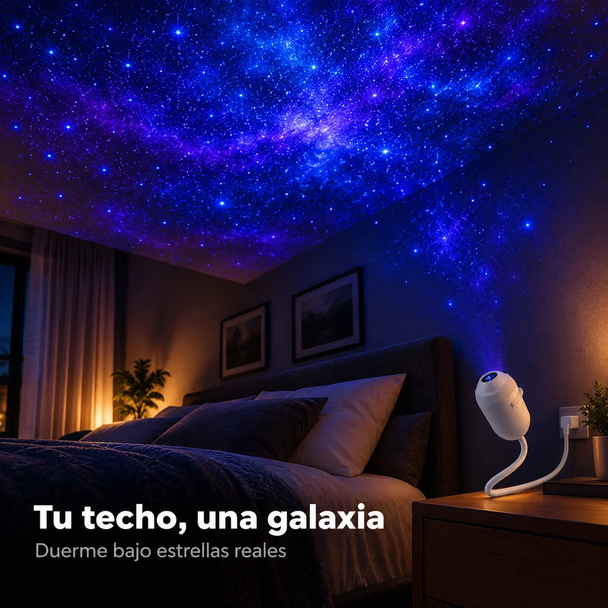 Tu techo, una galaxia distinta cada noche